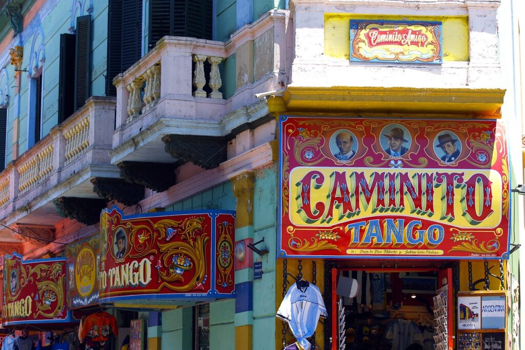 caminito, facade, buenos aires